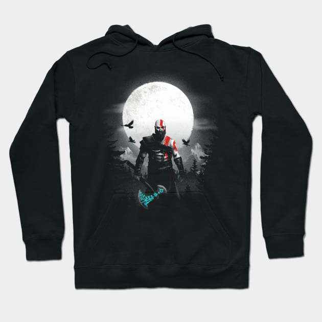 Mountain God of War - Epic Video Game - Kratos Hero Hoodie by BlancaVidal